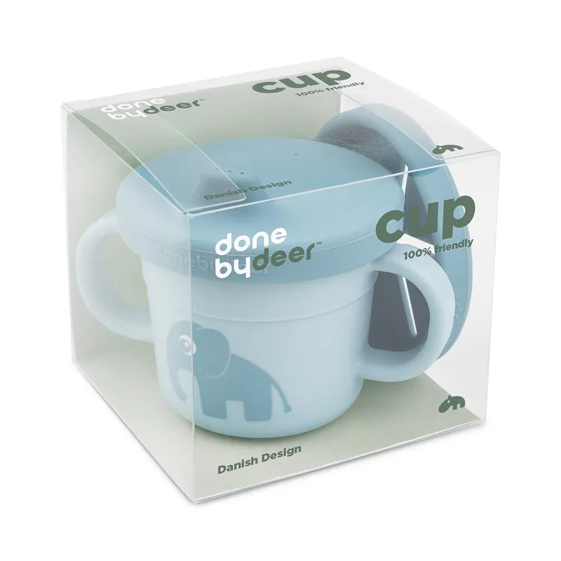 Tasse d'apprentissage & snack Foodie Elphee Bleu