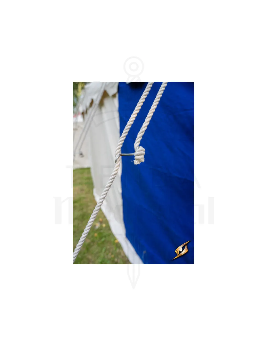 Tente médiévale pavillon, bleu naturel 3 mètres. (Version compacte) ⚔️ Boutique