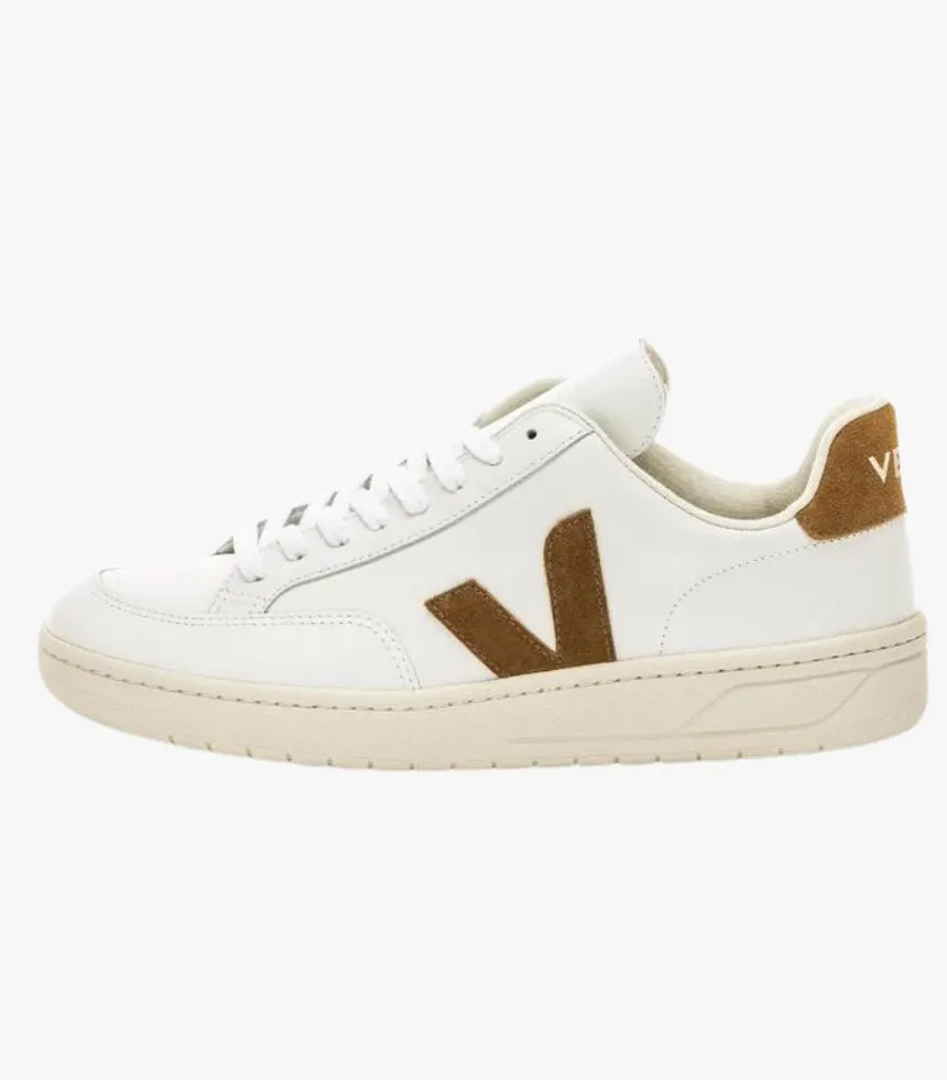 Veja V-12 Leather Extra White / Camel