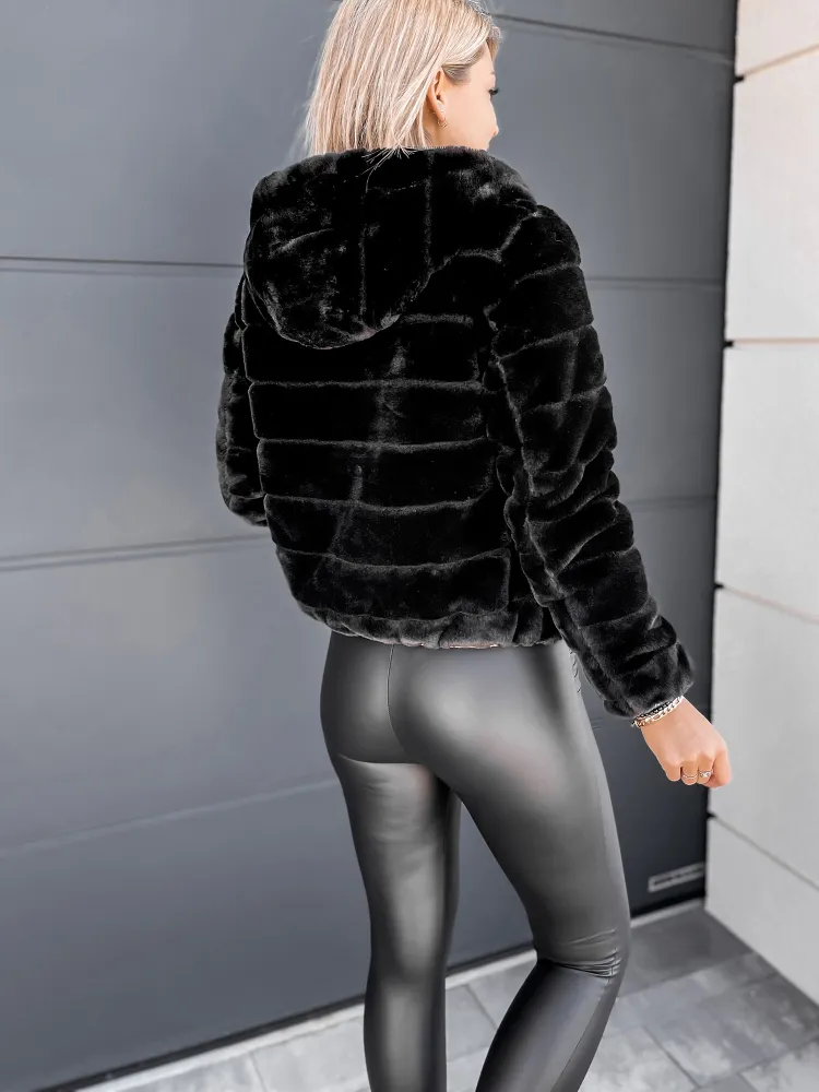 VESTE RÉVERSIBLE NOIRE LONDYN